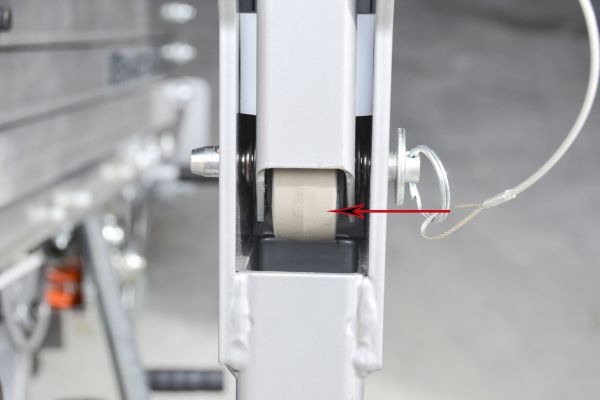 Extra wheels under the supports