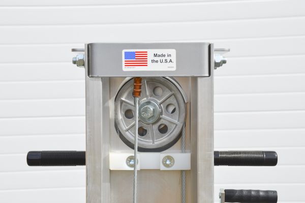 Metal cable pulleys