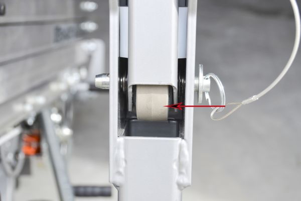 Extra wheels under the supports
